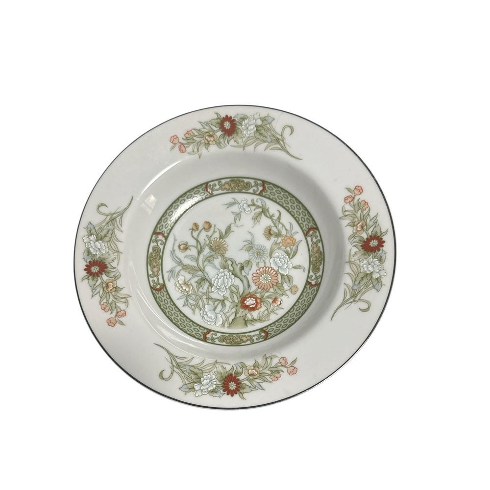 Mikasa Kabuki L9011 Fine China Rimmed Soup Bowl Floral Japan 8.5 Inch